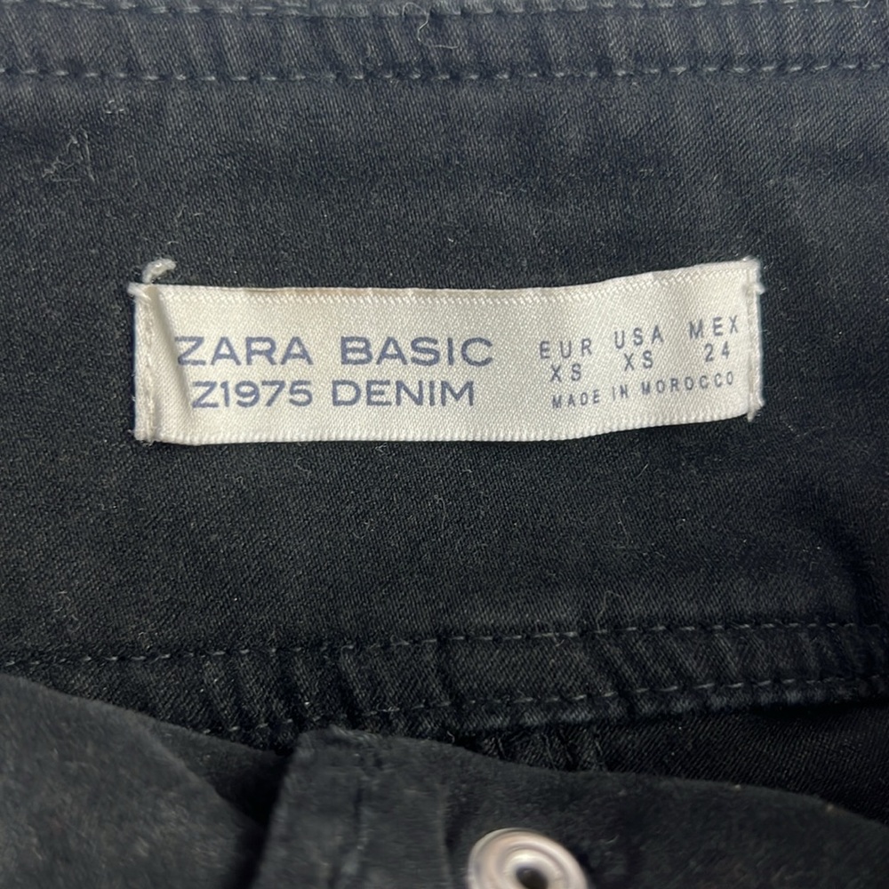 Zara high‎ waist black pants size XS - Picture 6 of 8